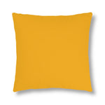 Indoor or Outdoor Throw Pillow for Home or Housewarming Gift, Golden Yellow