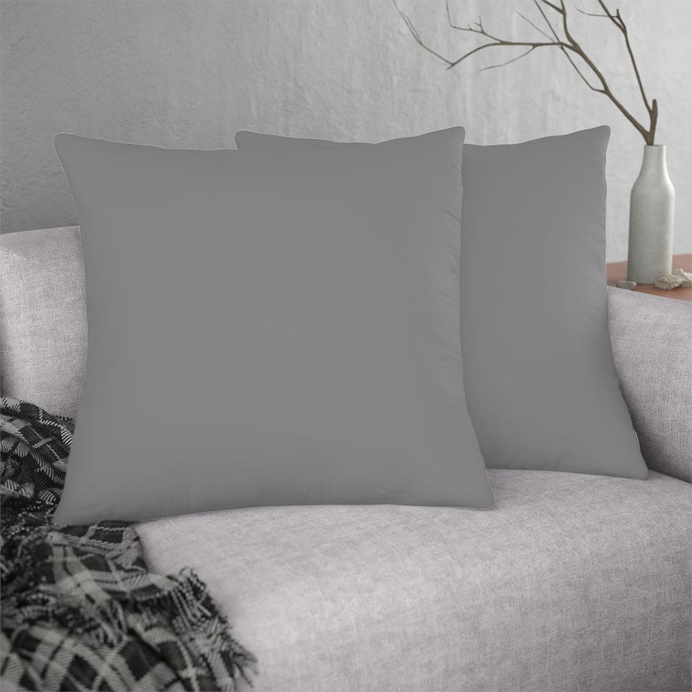 Indoor or Outdoor Throw Pillow for Home or Housewarming Gift, Grey