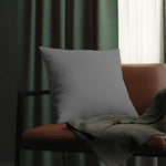 Indoor or Outdoor Throw Pillow for Home or Housewarming Gift, Grey