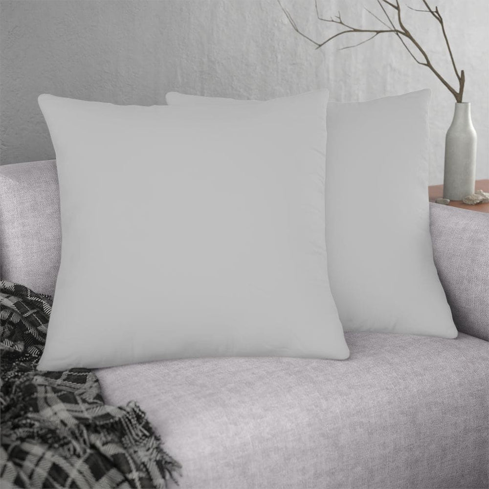 Indoor or Outdoor Throw Pillow for Home or Housewarming Gift, Light Grey