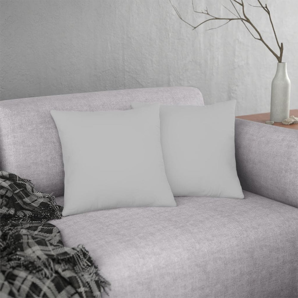 Indoor or Outdoor Throw Pillow for Home or Housewarming Gift, Light Grey