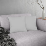 Indoor or Outdoor Throw Pillow for Home or Housewarming Gift, Light Grey