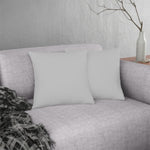 Indoor or Outdoor Throw Pillow for Home or Housewarming Gift, Light Grey