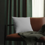 Indoor or Outdoor Throw Pillow for Home or Housewarming Gift, Light Grey