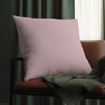 Indoor or Outdoor Throw Pillow for Home or Housewarming Gift, Light Pink