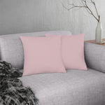 Indoor or Outdoor Throw Pillow for Home or Housewarming Gift, Light Pink