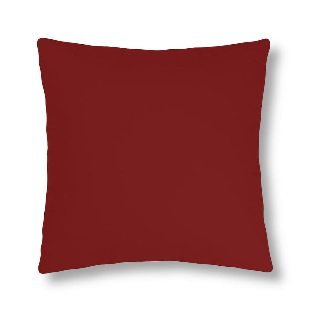 Indoor or Outdoor Throw Pillow for Home or Housewarming Gift, Maroon Red