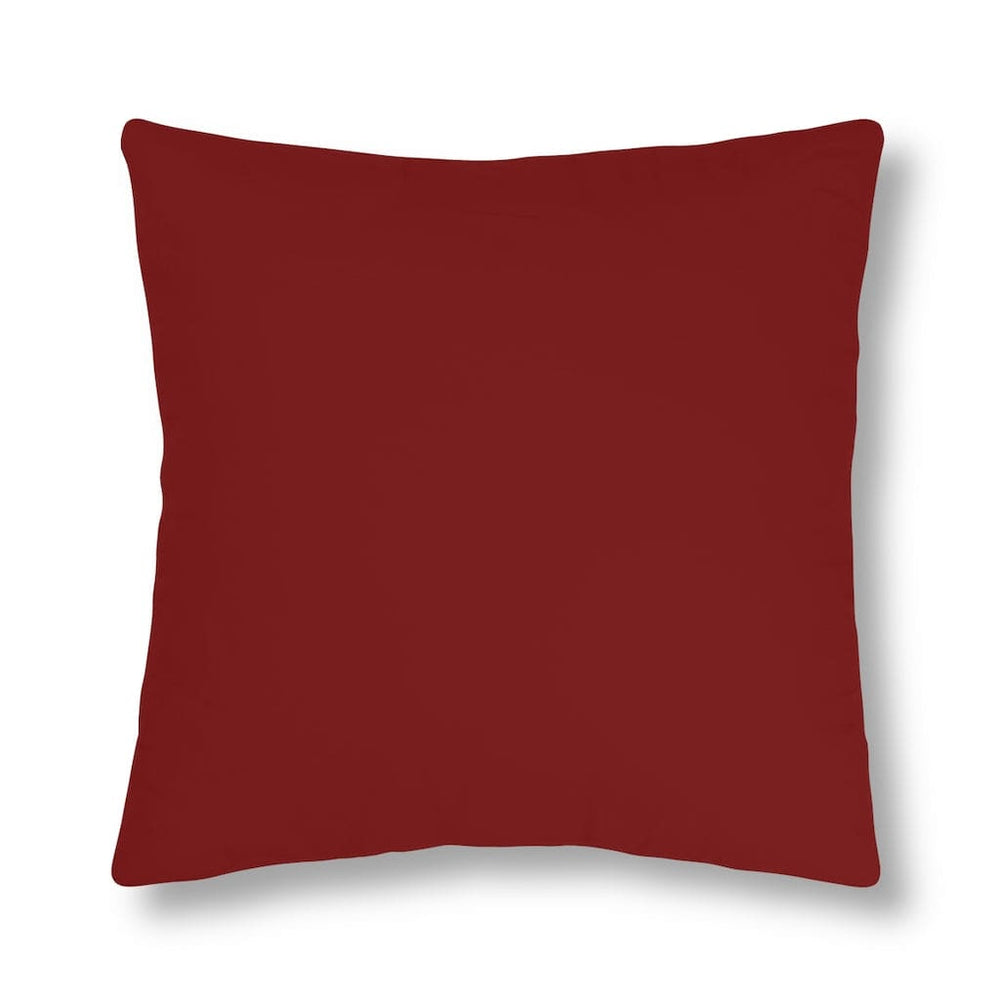 Indoor or Outdoor Throw Pillow for Home or Housewarming Gift, Maroon Red