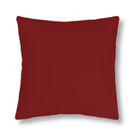 Indoor or Outdoor Throw Pillow for Home or Housewarming Gift, Maroon Red