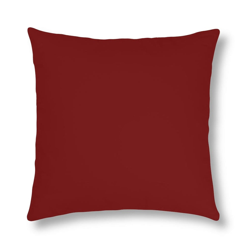 Indoor or Outdoor Throw Pillow for Home or Housewarming Gift, Maroon Red