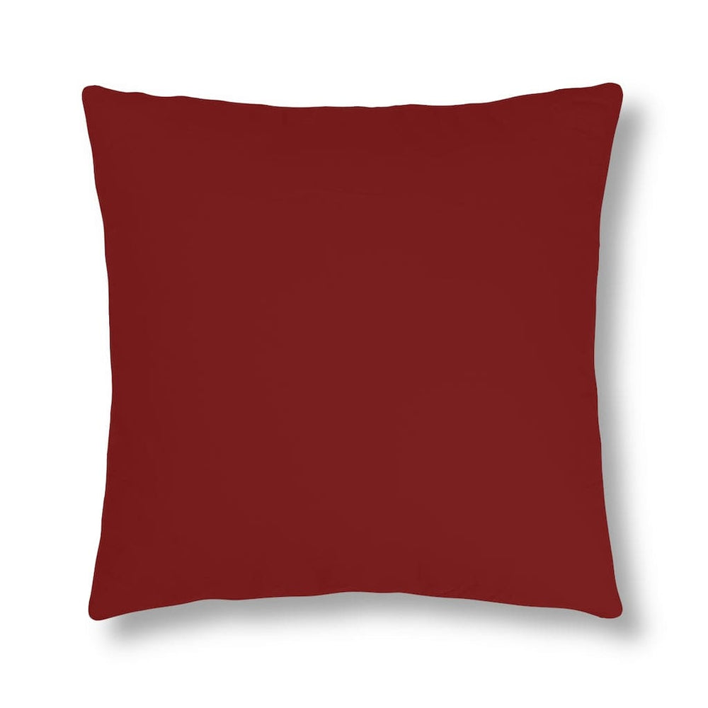 Indoor or Outdoor Throw Pillow for Home or Housewarming Gift, Maroon Red