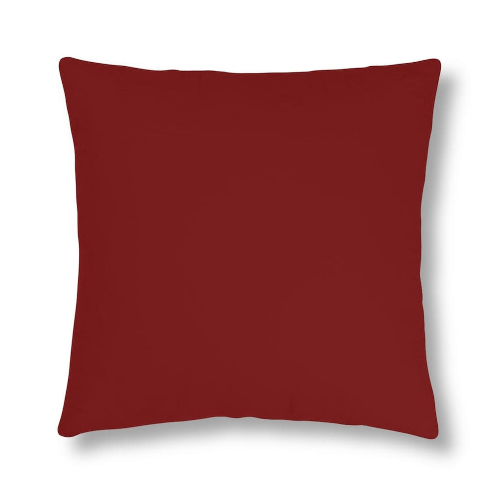 Indoor or Outdoor Throw Pillow for Home or Housewarming Gift, Maroon Red