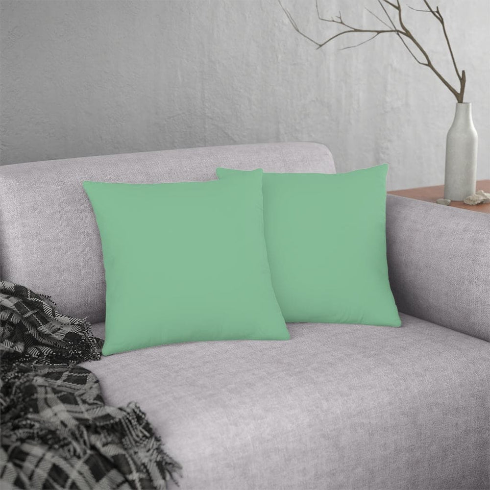 Indoor or Outdoor Throw Pillow for Home or Housewarming Gift, Mint Green