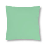 Indoor or Outdoor Throw Pillow for Home or Housewarming Gift, Mint Green