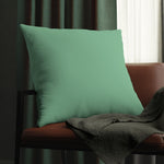 Indoor or Outdoor Throw Pillow for Home or Housewarming Gift, Mint Green