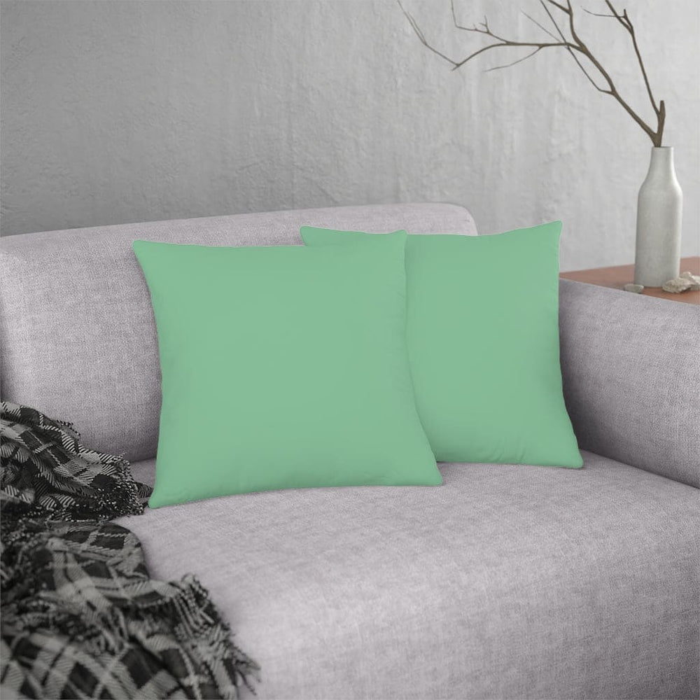 Indoor or Outdoor Throw Pillow for Home or Housewarming Gift, Mint Green