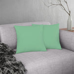 Indoor or Outdoor Throw Pillow for Home or Housewarming Gift, Mint Green