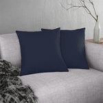 Indoor or Outdoor Throw Pillow for Home or Housewarming Gift, Navy Blue
