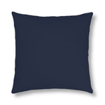 Indoor or Outdoor Throw Pillow for Home or Housewarming Gift, Navy Blue