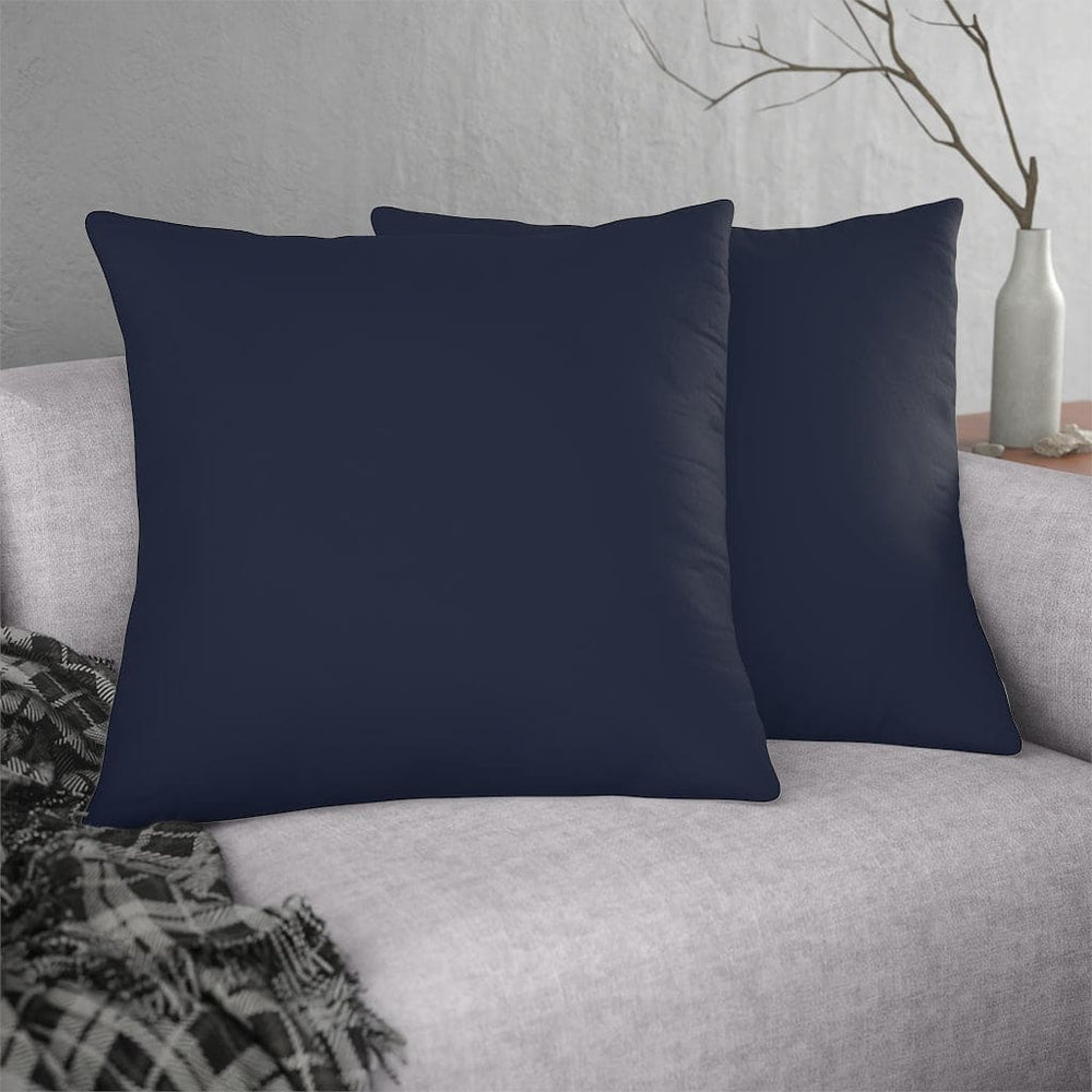 Indoor or Outdoor Throw Pillow for Home or Housewarming Gift, Navy Blue