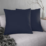 Indoor or Outdoor Throw Pillow for Home or Housewarming Gift, Navy Blue