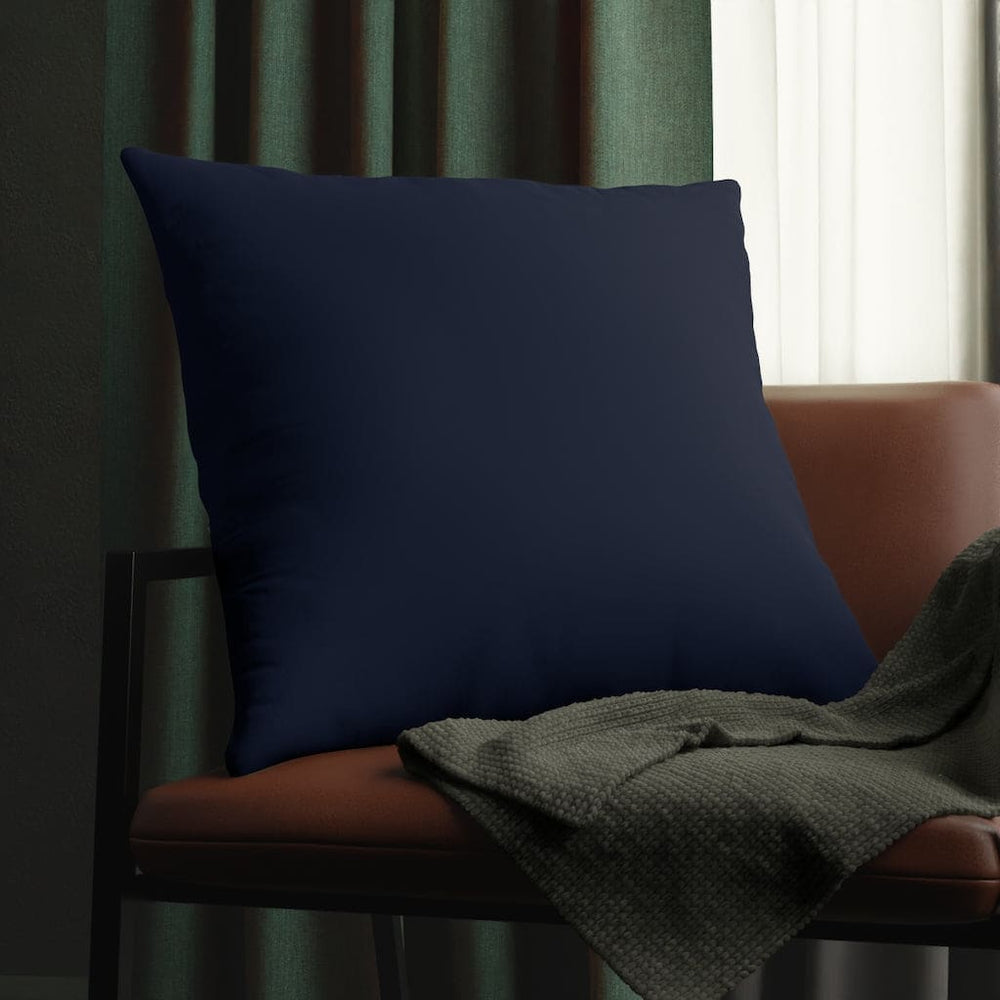 Indoor or Outdoor Throw Pillow for Home or Housewarming Gift, Navy Blue