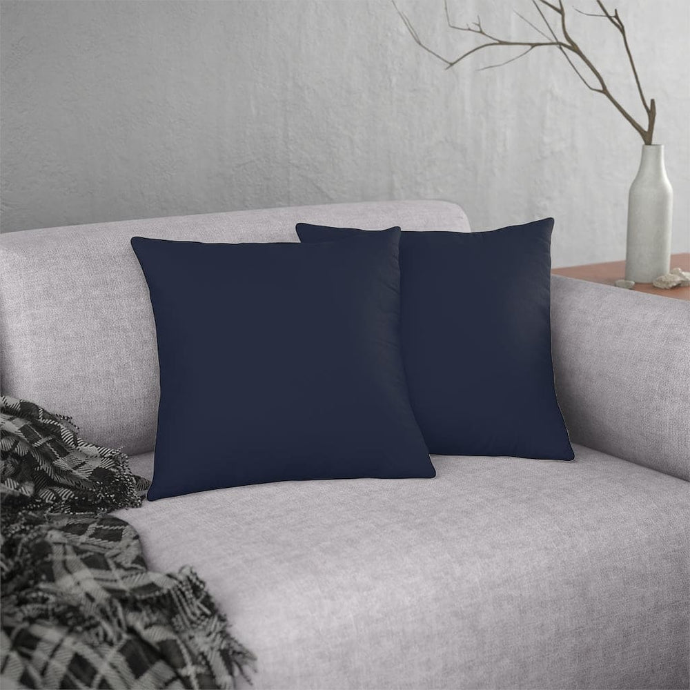 Indoor or Outdoor Throw Pillow for Home or Housewarming Gift, Navy Blue