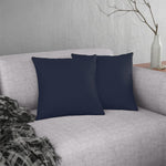 Indoor or Outdoor Throw Pillow for Home or Housewarming Gift, Navy Blue