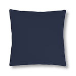 Indoor or Outdoor Throw Pillow for Home or Housewarming Gift, Navy Blue