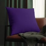 Indoor or Outdoor Throw Pillow for Home or Housewarming Gift, Purple