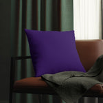 Indoor or Outdoor Throw Pillow for Home or Housewarming Gift, Purple