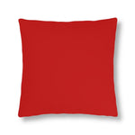 Indoor or Outdoor Throw Pillow for Home or Housewarming Gift, Red