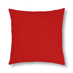 Indoor or Outdoor Throw Pillow for Home or Housewarming Gift, Red