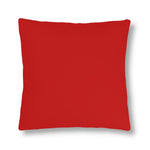 Indoor or Outdoor Throw Pillow for Home or Housewarming Gift, Red