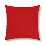 Indoor or Outdoor Throw Pillow for Home or Housewarming Gift, Red