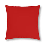 Indoor or Outdoor Throw Pillow for Home or Housewarming Gift, Red