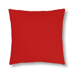 Indoor or Outdoor Throw Pillow for Home or Housewarming Gift, Red