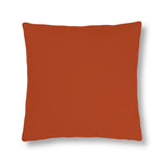 Indoor or Outdoor Throw Pillow for Home or Housewarming Gift, Rust Brown