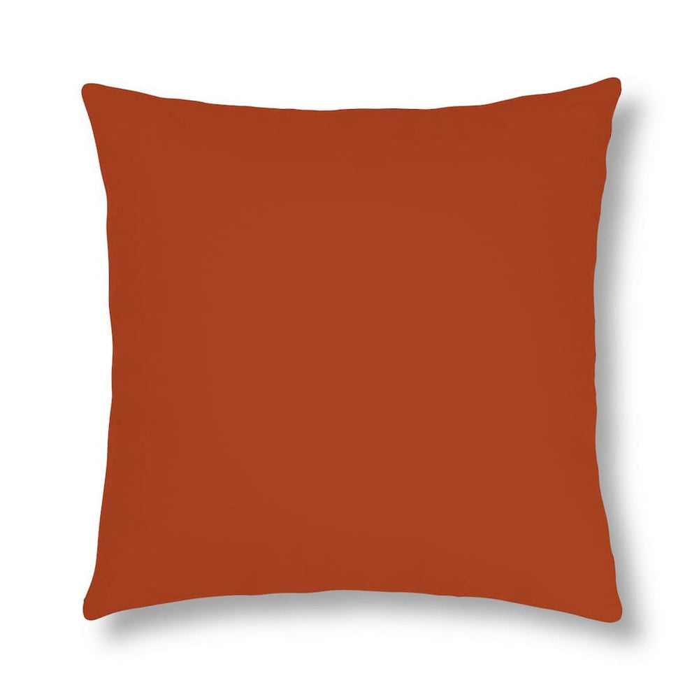 Indoor or Outdoor Throw Pillow for Home or Housewarming Gift, Rust Brown