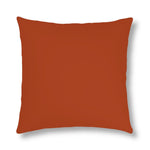 Indoor or Outdoor Throw Pillow for Home or Housewarming Gift, Rust Brown