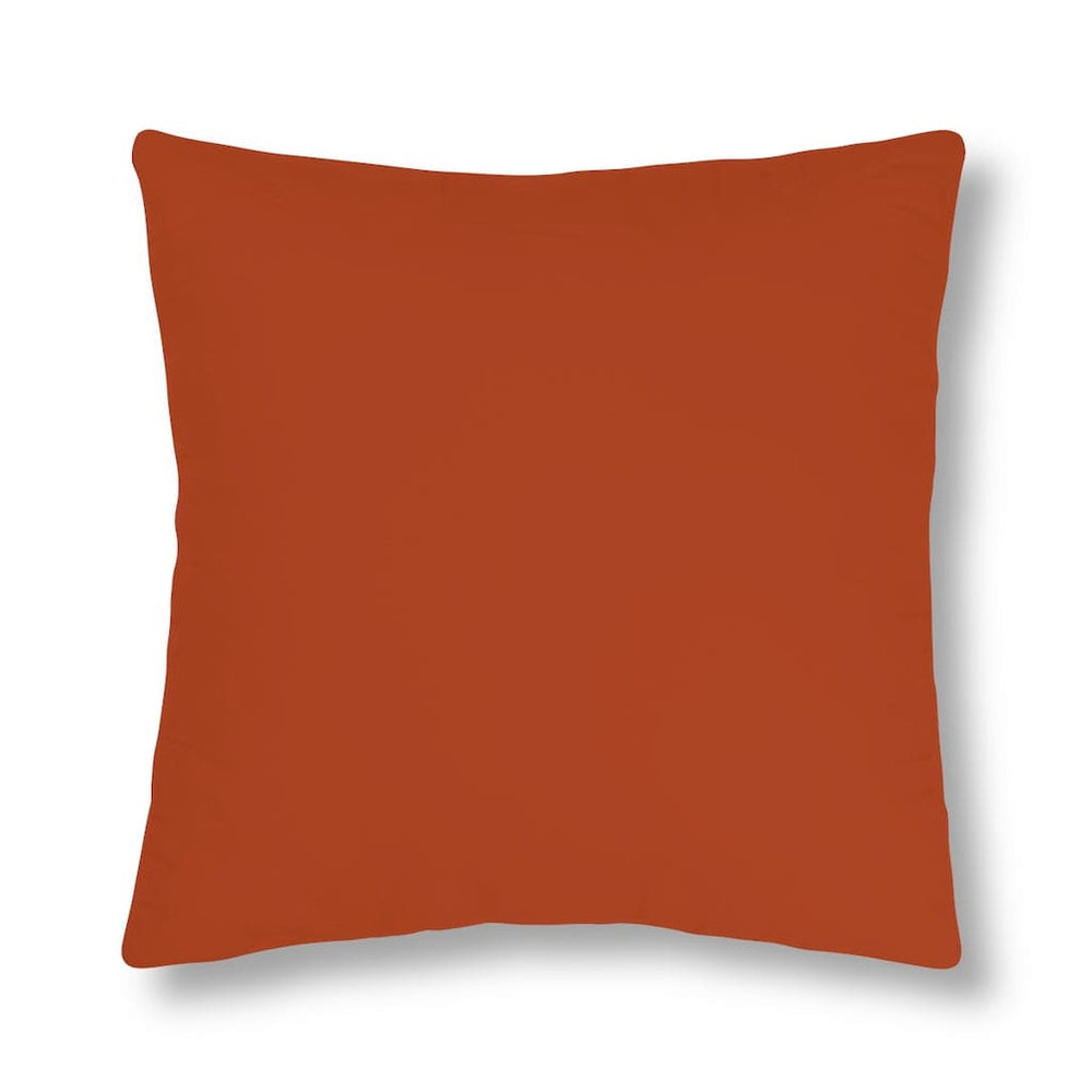 Indoor or Outdoor Throw Pillow for Home or Housewarming Gift, Rust Brown