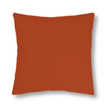 Indoor or Outdoor Throw Pillow for Home or Housewarming Gift, Rust Brown