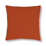 Indoor or Outdoor Throw Pillow for Home or Housewarming Gift, Rust Brown