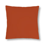 Indoor or Outdoor Throw Pillow for Home or Housewarming Gift, Rust Brown