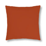 Indoor or Outdoor Throw Pillow for Home or Housewarming Gift, Rust Brown