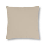 Indoor or Outdoor Throw Pillow for Home or Housewarming Gift, Taupe Beige