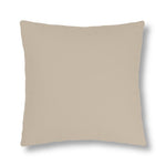 Indoor or Outdoor Throw Pillow for Home or Housewarming Gift, Taupe Beige