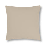 Indoor or Outdoor Throw Pillow for Home or Housewarming Gift, Taupe Beige