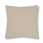 Indoor or Outdoor Throw Pillow for Home or Housewarming Gift, Taupe Beige