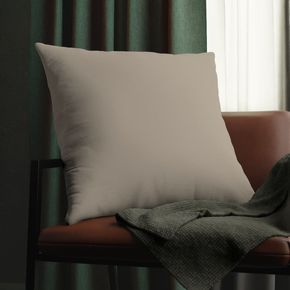 Indoor or Outdoor Throw Pillow for Home or Housewarming Gift, Taupe Beige